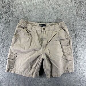 5.11 Tactical Shorts Mens 38 Beige Cotton Canvas Cargo Workwear Utility Summer
